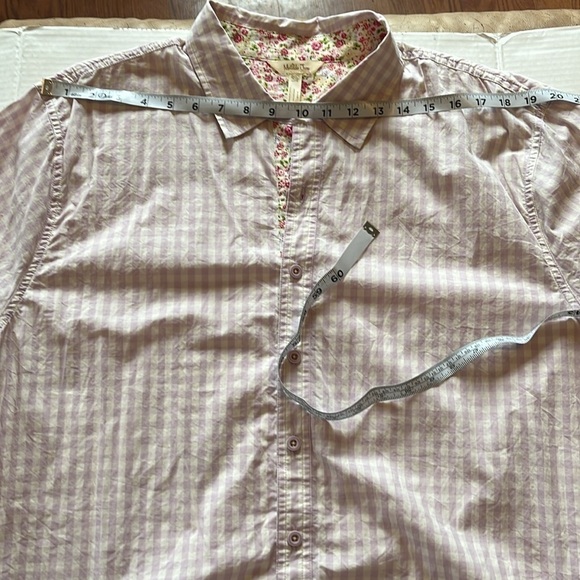 Matilda Jane-XXL-purple checkered-enchanted Easter brunch button-down S/S shirt. - Picture 7 of 9